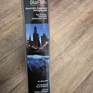 10 Gallon 12x20 Inches GloFish Reversible Aquarium Backgrounds